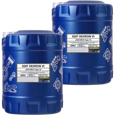 2x 10l = 20l Mannol Getriebeöl Dexron Vi Automatikgetriebe Mb 236.14 M-1375.4: 2x 10l = 20l Mannol Getriebeöl Dexron Vi Automatikgetriebe Mb 236.14 M-1375.4: