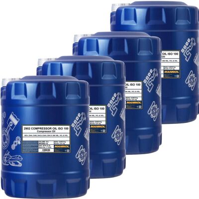 4x 10l = 40l Mannol Kompressor Öl Iso 100 Us Steel 120 Siemens Tlv 9013: 4x 10l = 40l Mannol Kompressor Öl Iso 100 Us Steel 120 Siemens Tlv 9013: