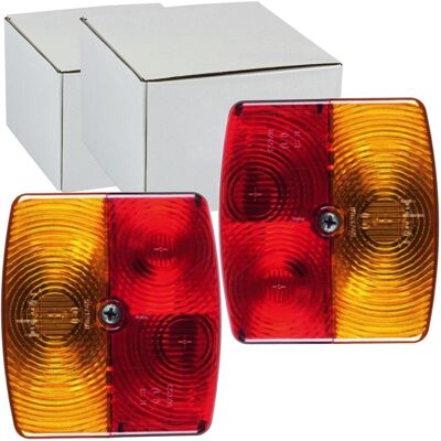 Hausmarke 2x Heckleuchte Links + Rechts Anhänger Traktor Universal Rückleuchte Rücklicht: Hausmarke 2x Heckleuchte Links + Rechts Anhänger Traktor Universal Rückleuchte Rücklicht:
