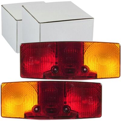 Hausmarke 2x Heckleuchte Links + Rechts Anhänger Traktor Universal Rückleuchte Rücklicht: Hausmarke 2x Heckleuchte Links + Rechts Anhänger Traktor Universal Rückleuchte Rücklicht: