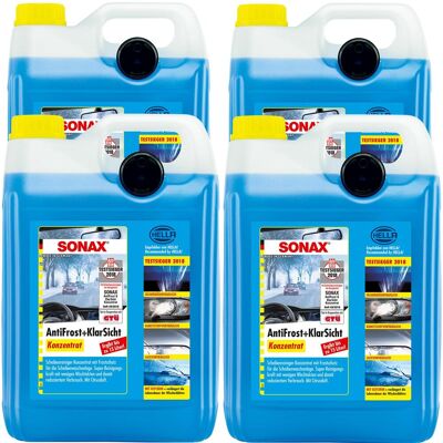 4x 5 Liter Sonax Antifrost+klarsicht Konzentrat Scheiben Frostschutz Citrusduft: Sonax: 03325050 (332505) 4x 5 Liter Sonax Antifrost+klarsicht Konzentrat Scheiben Frostschutz Citrusduft: Sonax: 03325050 (332505)