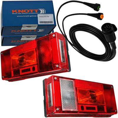2x Knott Heckleuchte Midipoint 1 Rückleuchte Rücklicht Rfs+nsl + 5m Kabel 13-pol: Knott / Aspöck: 401939.001 + 402530.001 + 401801.001 2x Knott Heckleuchte Midipoint 1 Rückleuchte Rücklicht Rfs+nsl + 5m Kabel 13-pol: Knott / Aspöck: 401939.001 + 402530.001 + 401801.001