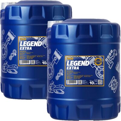2x 10l Mannol Legend Extra 0w30 Motoröl Passend Für Api Sn Bmw Ll-12fe Mb 229.51: 2x 10l Mannol Legend Extra 0w30 Motoröl Passend Für Api Sn Bmw Ll-12fe Mb 229.51: