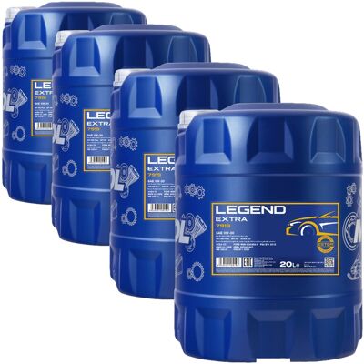 4x 20l Mannol Legend Extra 0w30 Motoröl Passend Für Bmw Ll-12fe Mb 229.61 Api Sn: 4x 20l Mannol Legend Extra 0w30 Motoröl Passend Für Bmw Ll-12fe Mb 229.61 Api Sn: