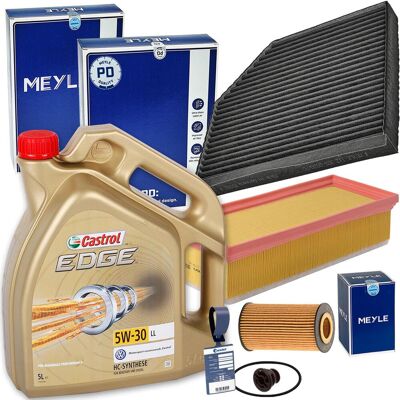 Meyle Filterset+castrol Edge Ll 5w30 Für Audi A4 B8 A5 8t 8f Q5 8r Tfsi 1.8+2.0: Verschlussschraube, Ölwanne Audi: 06l103801 Audi: 6l103801 Dakatec: 3 Meyle Filterset+castrol Edge Ll 5w30 Für Audi A4 B8 A5 8t 8f Q5 8r Tfsi 1.8+2.0: Verschlussschraube, Ölwanne Audi: 06l103801 Audi: 6l103801 Dakatec: 3