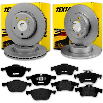 Textar Bremsscheiben + Beläge Vorne + Hinten Passend Für Ford Focus 3 Iii Mk3: Bremsscheibe: 1686722, 1686723, 1790221, Av611125da, Av611125db, Bremsb Textar Bremsscheiben + Beläge Vorne + Hinten Passend Für Ford Focus 3 Iii Mk3: Bremsscheibe: 1686722, 1686723, 1790221, Av611125da, Av611125db, Bremsb