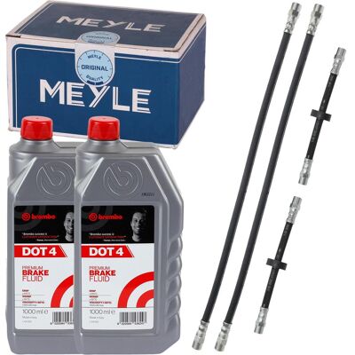 4x Meyle Bremsschlauch Vorne + Hinten + 2l Brembo Dot4 Für Vw Transporter T3 Bus: Bremsschlauch Vw: 431611775a Vw: 321611775 Vw: 433611775a A.b.s.: Sl 4x Meyle Bremsschlauch Vorne + Hinten + 2l Brembo Dot4 Für Vw Transporter T3 Bus: Bremsschlauch Vw: 431611775a Vw: 321611775 Vw: 433611775a A.b.s.: Sl