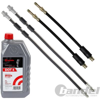 Hausmarke 4x Bremsschlauch Vorne + Hinten + 1l Brembo Dot 4 Passend Für Bmw 5er E39: Bremsschlauch A.b.s.: Sl4932 Ate: 24510202753 Bmw: 34301165190 Bogap: B3124 Hausmarke 4x Bremsschlauch Vorne + Hinten + 1l Brembo Dot 4 Passend Für Bmw 5er E39: Bremsschlauch A.b.s.: Sl4932 Ate: 24510202753 Bmw: 34301165190 Bogap: B3124