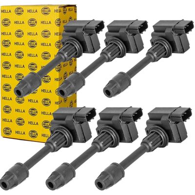 6x Hella Zündspule 3-polig Links Für Nissan Cefiro 3 Maxima Qx 5 Bis 08.2003: Zündspule Ashika: 7801123 Astemo: 2503922 Bremi: 20325 Delphi: Gn1030612 6x Hella Zündspule 3-polig Links Für Nissan Cefiro 3 Maxima Qx 5 Bis 08.2003: Zündspule Ashika: 7801123 Astemo: 2503922 Bremi: 20325 Delphi: Gn1030612