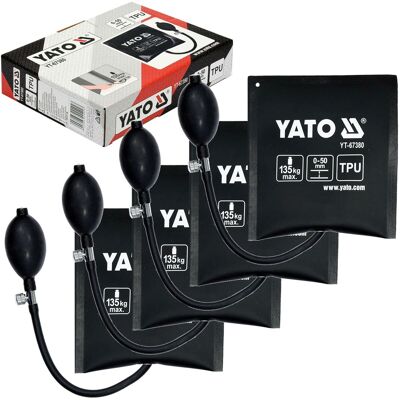 4x Yato Luftkissen Montagekissen Spreizkissen Pumpkissen Luftsack Fenster Türen: Yato Yt-67380 4x Yato Luftkissen Montagekissen Spreizkissen Pumpkissen Luftsack Fenster Türen: Yato Yt-67380