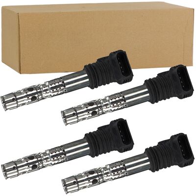 STARQ 4x Zündspule Für Audi A3 A4 B5 B6 B7 Vw Bora Golf 4 Passat Seat Skoda 1.8 T 2.0: Zündspule Audi: 06a905115 Audi: 06a905115a Audi: 06a905115b Audi: 06a STARQ 4x Zündspule Für Audi A3 A4 B5 B6 B7 Vw Bora Golf 4 Passat Seat Skoda 1.8 T 2.0: Zündspule Audi: 06a905115 Audi: 06a905115a Audi: 06a905115b Audi: 06a