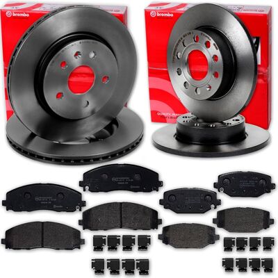 Brembo Bremsscheiben + Beläge Vorne + Hinten Für Fiat Freemont Chrysler Voyager: Bremsbelagsatz, Scheibenbremse A.b.s.: 37924 A.b.s.: 37936 Aisin: Bpf Brembo Bremsscheiben + Beläge Vorne + Hinten Für Fiat Freemont Chrysler Voyager: Bremsbelagsatz, Scheibenbremse A.b.s.: 37924 A.b.s.: 37936 Aisin: Bpf