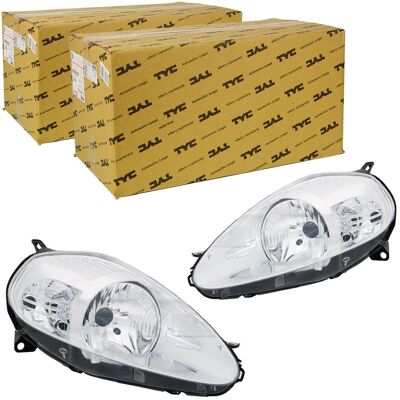 2x Tyc H4 Scheinwerfer Links+rechts Für Fiat Grande Punto Bis 08.08 Vor Facelift: Hauptscheinwerfer Abakus: 6611147rldem Diederichs: 3456080 Diederich 2x Tyc H4 Scheinwerfer Links+rechts Für Fiat Grande Punto Bis 08.08 Vor Facelift: Hauptscheinwerfer Abakus: 6611147rldem Diederichs: 3456080 Diederich