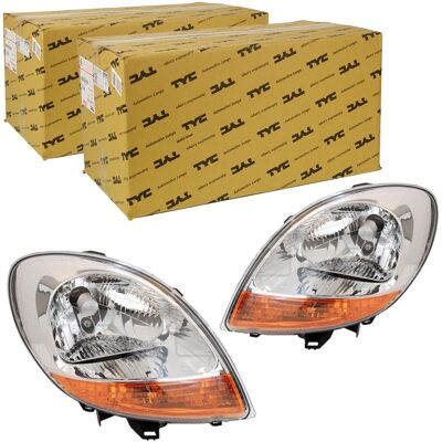 2x Tyc H4 Scheinwerfer Links+rechts Chrom Für Renault Kangoo Ab Baujahr 03.2003: Hauptscheinwerfer Abakus: 5511145lldemy Abakus: 5511145rldemy Alkar: 2x Tyc H4 Scheinwerfer Links+rechts Chrom Für Renault Kangoo Ab Baujahr 03.2003: Hauptscheinwerfer Abakus: 5511145lldemy Abakus: 5511145rldemy Alkar: