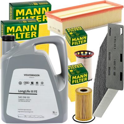 Hausmarke Mann Filter Inspektionspaket+5l Vw Original 0w30 Motoröl Für Audi Q3 Vw Passat: Ölfilter 1a First Automotive: E50286 3rg: 98706 3rg: 98713 Amc Filter: Hausmarke Mann Filter Inspektionspaket+5l Vw Original 0w30 Motoröl Für Audi Q3 Vw Passat: Ölfilter 1a First Automotive: E50286 3rg: 98706 3rg: 98713 Amc Filter: