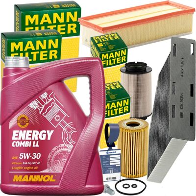 Hausmarke Mann Filter Inspektionspaket+5l Mannol 5w-30 Nrg Motoröl Für Audi A3 Vw Golf 5 6: Kraftstofffilter 1a First Automotive: D20938 Amc Filter: Fff10263 Am Hausmarke Mann Filter Inspektionspaket+5l Mannol 5w-30 Nrg Motoröl Für Audi A3 Vw Golf 5 6: Kraftstofffilter 1a First Automotive: D20938 Amc Filter: Fff10263 Am