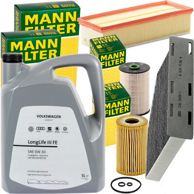 Hausmarke Mann Filter Inspektionspaket+5l Vw Original 0w30 Motoröl Für Audi A3 Vw Golf 5: Ölfilter 1a First Automotive: E50286 3rg: 98706 3rg: 98713 Amc Filter: Hausmarke Mann Filter Inspektionspaket+5l Vw Original 0w30 Motoröl Für Audi A3 Vw Golf 5: Ölfilter 1a First Automotive: E50286 3rg: 98706 3rg: 98713 Amc Filter: