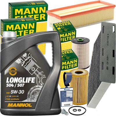 Hausmarke Mann Filter Inspektionspaket+5l Mannol Vw Ll 5w30 Motoröl Für Audi A3 Vw Golf 5: Kraftstofffilter 1a First Automotive: D20936 Amc Filter: Fff10482 Ap Hausmarke Mann Filter Inspektionspaket+5l Mannol Vw Ll 5w30 Motoröl Für Audi A3 Vw Golf 5: Kraftstofffilter 1a First Automotive: D20936 Amc Filter: Fff10482 Ap