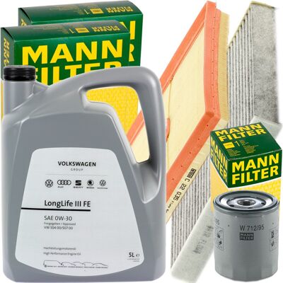 MANN-FILTER Mann Filter Inspektionspaket+5l Vw Ll 0w30 Motoröl Für Audi A3 Vw Golf 7 Touran: Luftfilter Vag: 04c129620a 1a First Automotive: A63737 Ashika: Fa0943 MANN-FILTER Mann Filter Inspektionspaket+5l Vw Ll 0w30 Motoröl Für Audi A3 Vw Golf 7 Touran: Luftfilter Vag: 04c129620a 1a First Automotive: A63737 Ashika: Fa0943