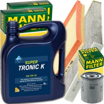 MANN-FILTER Mann Inspektionspaket+5l Aral 5w30 Motoröl Passend Für Audi A3 Vw Golf 7 Touran: Ölfilter 1a First Automotive: L40635 Amc Filter: Fof10279 Amc Filter: MANN-FILTER Mann Inspektionspaket+5l Aral 5w30 Motoröl Passend Für Audi A3 Vw Golf 7 Touran: Ölfilter 1a First Automotive: L40635 Amc Filter: Fof10279 Amc Filter: