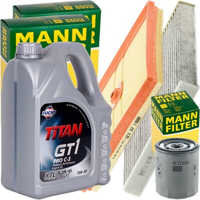MANN-FILTER Mann Inspektionspaket+5l Fuchs 5w30 Motoröl Passend Für Audi A3 Vw Golf 7 Touran: Filter, Innenraumluft 1a First Automotive: C30485 1a First Automotiv MANN-FILTER Mann Inspektionspaket+5l Fuchs 5w30 Motoröl Passend Für Audi A3 Vw Golf 7 Touran: Filter, Innenraumluft 1a First Automotive: C30485 1a First Automotiv