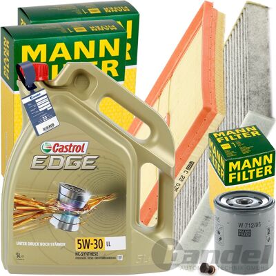 MANN-FILTER Mann Inspektionspaket+5l Castrol 5w30 Motoröl Passend Für Vw Golf 7 Audi 1.0 Tsi: Luftfilter 1a First Automotive: A63737 Amc Filter: Faf10748 Ap Xener MANN-FILTER Mann Inspektionspaket+5l Castrol 5w30 Motoröl Passend Für Vw Golf 7 Audi 1.0 Tsi: Luftfilter 1a First Automotive: A63737 Amc Filter: Faf10748 Ap Xener