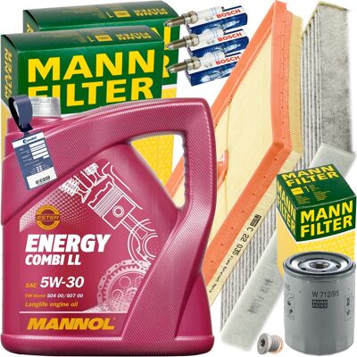 MANN-FILTER Mann Inspektionspaket+5l Mannol 5w30 Motoröl Passend Für Vw Golf Vii Seat Leon: Luftfilter Vag: 04c129620a 1a First Automotive: A63737 Ashika: Fa0943j MANN-FILTER Mann Inspektionspaket+5l Mannol 5w30 Motoröl Passend Für Vw Golf Vii Seat Leon: Luftfilter Vag: 04c129620a 1a First Automotive: A63737 Ashika: Fa0943j