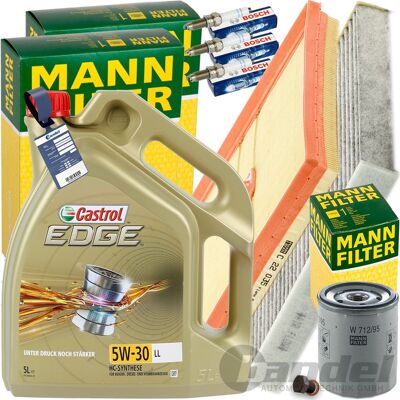 MANN-FILTER Mann Inspektionspaket+5l Castrol 5w30 Motoröl Passend Für Vw Golf 7 Audi 1.0tsi: Verschlussschraube, Ölwanne 3rg: 83011 Aic: 51935 Aic: 61448 Audi: N9 MANN-FILTER Mann Inspektionspaket+5l Castrol 5w30 Motoröl Passend Für Vw Golf 7 Audi 1.0tsi: Verschlussschraube, Ölwanne 3rg: 83011 Aic: 51935 Aic: 61448 Audi: N9