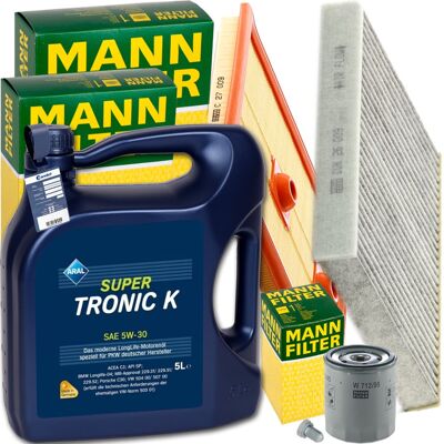 MANN-FILTER Mann Inspektionspaket+5l Aral 5w-30 Motoröl Passend Für Vw Golf Vii 1.2-1.4 Tsi: Verschlussschraube, Ölwanne Audi: N90813201 Audi: N91101401 Audi: N90 MANN-FILTER Mann Inspektionspaket+5l Aral 5w-30 Motoröl Passend Für Vw Golf Vii 1.2-1.4 Tsi: Verschlussschraube, Ölwanne Audi: N90813201 Audi: N91101401 Audi: N90