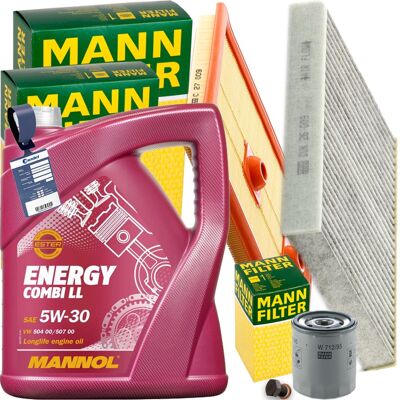 MANN-FILTER Mann Inspektionspaket+5l Mannol 5w-30 Motoröl Passend Für Vw Touran 5t1 Skoda: Verschlussschraube, Ölwanne Audi: N0138492 Audi: N90288901 Audi: N90288 MANN-FILTER Mann Inspektionspaket+5l Mannol 5w-30 Motoröl Passend Für Vw Touran 5t1 Skoda: Verschlussschraube, Ölwanne Audi: N0138492 Audi: N90288901 Audi: N90288