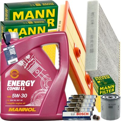 MANN-FILTER Mann Inspektionspaket+1x5l Mannol 5w-30 Motoröl Passend Für Vw Golf Vii Skoda: Zündkerze Audi: 04e905601b Audi: 04e905602 Audi: 04e905602a Audi: 04e90 MANN-FILTER Mann Inspektionspaket+1x5l Mannol 5w-30 Motoröl Passend Für Vw Golf Vii Skoda: Zündkerze Audi: 04e905601b Audi: 04e905602 Audi: 04e905602a Audi: 04e90