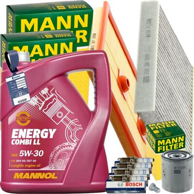 MANN-FILTER Mann Inspektionspaket+1x5l Mannol 5w-30 Motoröl Passend Für Audi A3 Seat Leon Vw: Verschlussschraube, Ölwanne Audi: N90813201 Audi: N91101401 Audi: N9 MANN-FILTER Mann Inspektionspaket+1x5l Mannol 5w-30 Motoröl Passend Für Audi A3 Seat Leon Vw: Verschlussschraube, Ölwanne Audi: N90813201 Audi: N91101401 Audi: N9