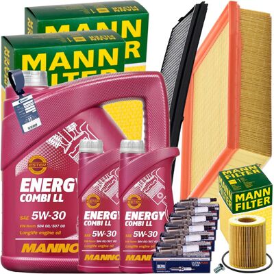 MANN-FILTER Mann Inspektionskit+2x1l+1x5l Mannol 5w-30 Öl Passend Für Bmw 3er E46 320-330i: Luftfilter 1a First Automotive: A60411 Amc Filter: Faf10115 Ap Xenergy MANN-FILTER Mann Inspektionskit+2x1l+1x5l Mannol 5w-30 Öl Passend Für Bmw 3er E46 320-330i: Luftfilter 1a First Automotive: A60411 Amc Filter: Faf10115 Ap Xenergy