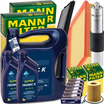MANN-FILTER Mann Inspektionskit+2x1l+1x5l Aral 5w30 Motoröl Passend Für Bmw 3er E46 320-330i: Ölfilter 1a First Automotive: E50205 Amc Filter: Fof10147 Ashika: 10 MANN-FILTER Mann Inspektionskit+2x1l+1x5l Aral 5w30 Motoröl Passend Für Bmw 3er E46 320-330i: Ölfilter 1a First Automotive: E50205 Amc Filter: Fof10147 Ashika: 10