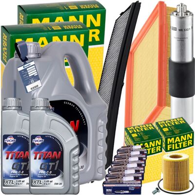 MANN-FILTER Mann Inspektionskit+2x1l+1x5l Fuchs 5w30 Motoröl Passend Für Bmw 3er E46 320-30i: Ölfilter 1a First Automotive: E50205 Amc Filter: Fof10147 Ashika: 10 MANN-FILTER Mann Inspektionskit+2x1l+1x5l Fuchs 5w30 Motoröl Passend Für Bmw 3er E46 320-30i: Ölfilter 1a First Automotive: E50205 Amc Filter: Fof10147 Ashika: 10