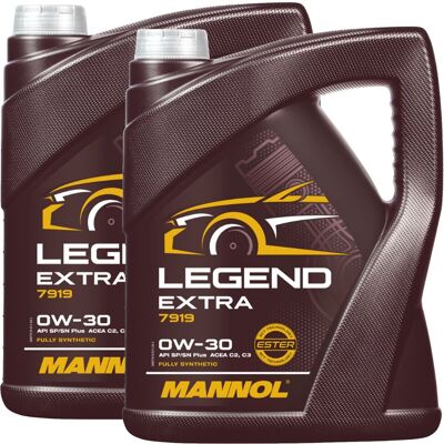 2x5l Mannol Legend 0w-30 Motoröl Api Sn Acea Passend Für Bmw Ll-12fe Mb 229.61: 2x5l Mannol Legend 0w-30 Motoröl Api Sn Acea Passend Für Bmw Ll-12fe Mb 229.61: