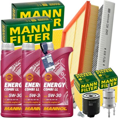 MANN-FILTER Mann Inspektionspaket+3x1l Mannol 5w-30 Öl Passend Für Vw Polo 9n Skoda 1.4 16v: Ölfilter 1a First Automotive: L40131 Amc Filter: Fof10188 Ap Xenergy: MANN-FILTER Mann Inspektionspaket+3x1l Mannol 5w-30 Öl Passend Für Vw Polo 9n Skoda 1.4 16v: Ölfilter 1a First Automotive: L40131 Amc Filter: Fof10188 Ap Xenergy:
