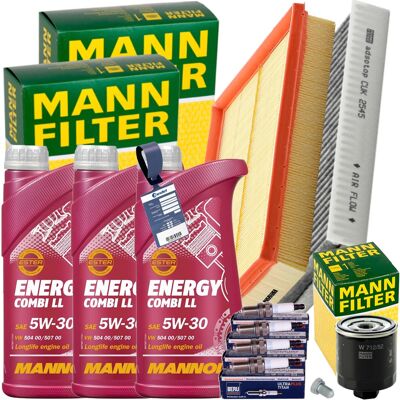 MANN-FILTER Mann Inspektionspaket+3x1l Mannol Nrg 5w-30 Öl Passend Für Vw Polo 9n Skoda 1.4: Ölfilter 1a First Automotive: L40131 Amc Filter: Fof10188 Ap Xenergy: MANN-FILTER Mann Inspektionspaket+3x1l Mannol Nrg 5w-30 Öl Passend Für Vw Polo 9n Skoda 1.4: Ölfilter 1a First Automotive: L40131 Amc Filter: Fof10188 Ap Xenergy: