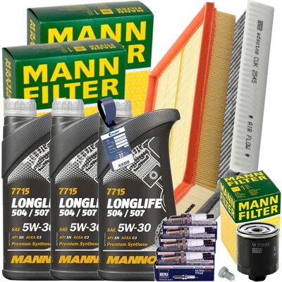 MANN-FILTER Mann Inspektionspaket+3x1l Mannol 504 5w-30 Öl Passend Für Vw Polo 9n Skoda 1.4: Ölfilter 1a First Automotive: L40131 Amc Filter: Fof10188 Ap Xenergy: MANN-FILTER Mann Inspektionspaket+3x1l Mannol 504 5w-30 Öl Passend Für Vw Polo 9n Skoda 1.4: Ölfilter 1a First Automotive: L40131 Amc Filter: Fof10188 Ap Xenergy: