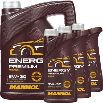 8l Mannol Energy Premium Sae 5w-30 Motoröl Passend Für Mb 229.52 Bmw Ll-04 Vw: 8l Mannol Energy Premium Sae 5w-30 Motoröl Passend Für Mb 229.52 Bmw Ll-04 Vw: