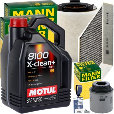 Mann Inspektionspaket+5l Motul 5w-30 Motoröl Passend Für Audi A1 Vw Polo 6r1 Tsi: Ölfilter 1a First Automotive: L40634 Amc Filter: Fof10215 Ap Xenergy Mann Inspektionspaket+5l Motul 5w-30 Motoröl Passend Für Audi A1 Vw Polo 6r1 Tsi: Ölfilter 1a First Automotive: L40634 Amc Filter: Fof10215 Ap Xenergy