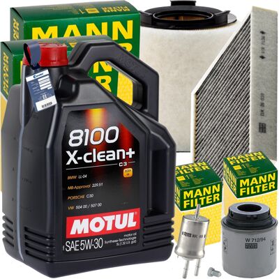 Mann Inspektionspaket+5l Motul 5w-30 Motoröl Passend Für Audi A1 Vw Polo 6r1 Tsi: Ölfilter 1a First Automotive: L40634 Amc Filter: Fof10215 Ap Xenergy Mann Inspektionspaket+5l Motul 5w-30 Motoröl Passend Für Audi A1 Vw Polo 6r1 Tsi: Ölfilter 1a First Automotive: L40634 Amc Filter: Fof10215 Ap Xenergy
