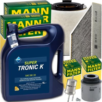 Mann Inspektionspaket+5l Aral 5w-30 Motoröl Passend Für Audi A1 Vw Polo 6r1 Tsi: Luftfilter 1a First Automotive: A63519 Amc Filter: Faf10393 Ap Xenerg Mann Inspektionspaket+5l Aral 5w-30 Motoröl Passend Für Audi A1 Vw Polo 6r1 Tsi: Luftfilter 1a First Automotive: A63519 Amc Filter: Faf10393 Ap Xenerg