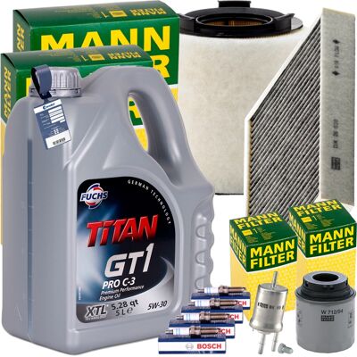 Mann Inspektionspaket+ Fuchs 5w-30 Motoröl Passend Für Audi A1 Vw Polo 6r1 Tsi: Luftfilter 1a First Automotive: A63519 Amc Filter: Faf10393 Ap Xenergy Mann Inspektionspaket+ Fuchs 5w-30 Motoröl Passend Für Audi A1 Vw Polo 6r1 Tsi: Luftfilter 1a First Automotive: A63519 Amc Filter: Faf10393 Ap Xenergy