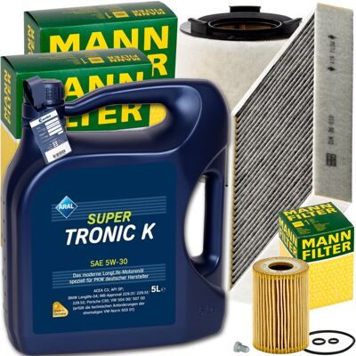 Mann Inspektionspaket+5l Aral 5w-30 Motoröl Passend Für Audi A1 8x Vw 1.6 Tdi: Luftfilter 1a First Automotive: A63519 Amc Filter: Faf10393 Ap Xenergy: Mann Inspektionspaket+5l Aral 5w-30 Motoröl Passend Für Audi A1 8x Vw 1.6 Tdi: Luftfilter 1a First Automotive: A63519 Amc Filter: Faf10393 Ap Xenergy: