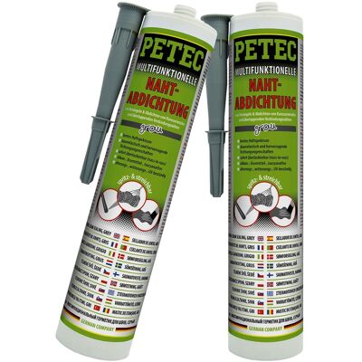 Petec - 94131 - 310ml - Grau - Dichtmittel Petec - 94131 - 310ml - Grau - Dichtmittel