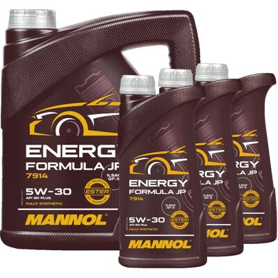 7l Mannol Energy Formula Jp 5w-30 Motoröl Passend Für Api Sn Gm Dexos1 Gen2 Ford: 7l Mannol Energy Formula Jp 5w-30 Motoröl Passend Für Api Sn Gm Dexos1 Gen2 Ford: