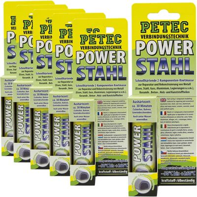 6x 50g Petec Power Stahl Sb Flüssig Metall Kleber Wasser-/ Ölbeständig Rostfrei: Petec: 97450 6x 50g Petec Power Stahl Sb Flüssig Metall Kleber Wasser-/ Ölbeständig Rostfrei: Petec: 97450