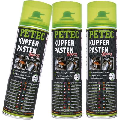 PETEC - Kupferpaste Spray - Leitfähig - HochTemp - Lubricant PETEC - Kupferpaste Spray - Leitfähig - HochTemp - Lubricant