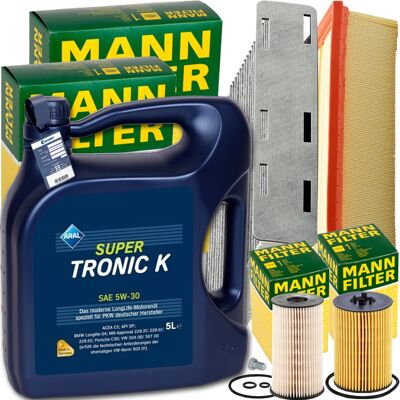 MANN-FILTER Mann Inspektionspaket+5l Aral 5w-30 Motoröl Passend Für Audi A3 8p Vw Golf 6: Luftfilter 1a First Automotive: A63402 Amc Filter: Faf10100 Ap Xenergy: MANN-FILTER Mann Inspektionspaket+5l Aral 5w-30 Motoröl Passend Für Audi A3 8p Vw Golf 6: Luftfilter 1a First Automotive: A63402 Amc Filter: Faf10100 Ap Xenergy:
